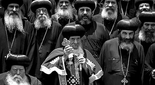 Coptic Christian Distributing Bibles