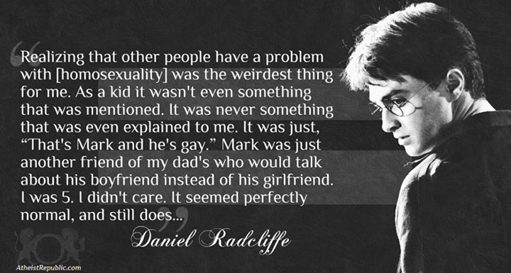 Daniel Radcliffe on Homosexuality