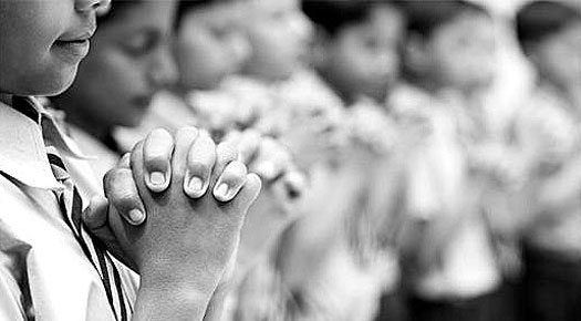 Muslim Boy - Hindu Prayer