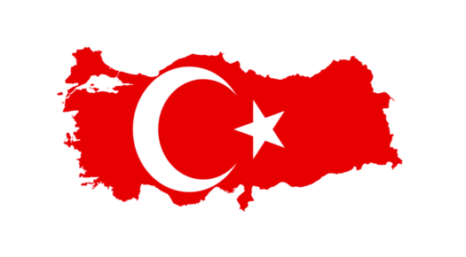 Turkey Flag Map