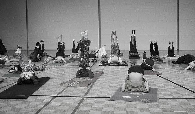 Kids doing Yoga