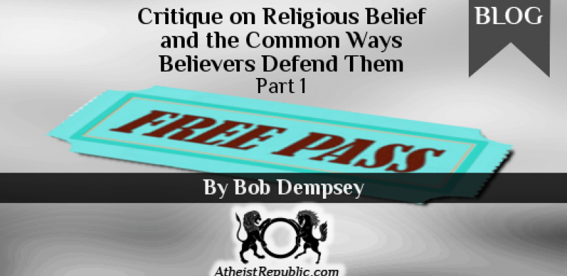  ritique on Religious Belief