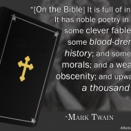 Mark Twain on the Bible