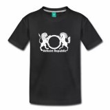 Atheist Republic White Logo Kid's Shirt