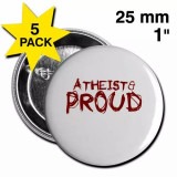 Atheist and Proud Button