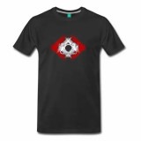 Red and White Diamond Logo Men's Shirt