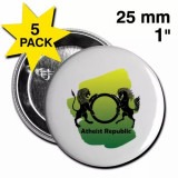 Yellow and Green Paint Gradient Logo Button