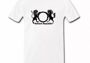 Atheist Republic Black Logo Men's Shirt