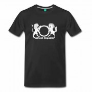 Atheist Republic White Logo Men's Shirt